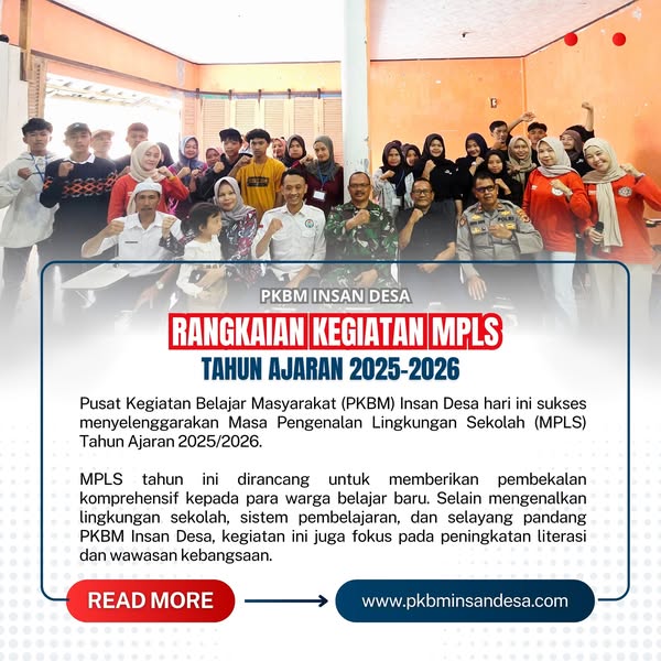 PKBM Insan Desa Gelar MPLS Tahun Ajaran 2025/2026