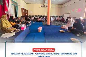 Keluarga Besar PKBM Insan Desa Peringati Maulid Nabi 1447 H