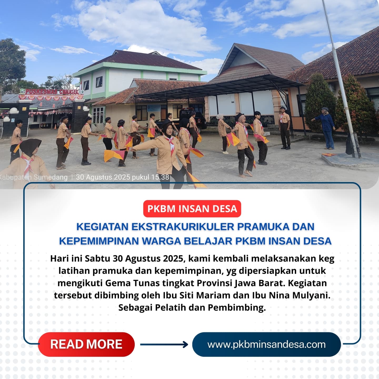 PKBM Insan Desa Wakili PKBM Sumedang di Gema Tunas Jabar 2025