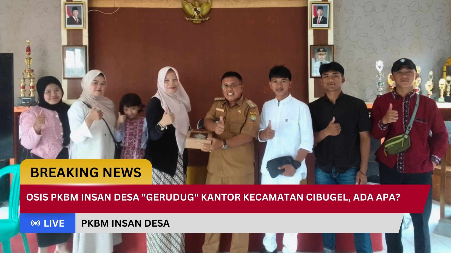 OSIS PKBM Insan Desa "Gerudug" Kantor Kecamatan Cibugel, Ada Apa?