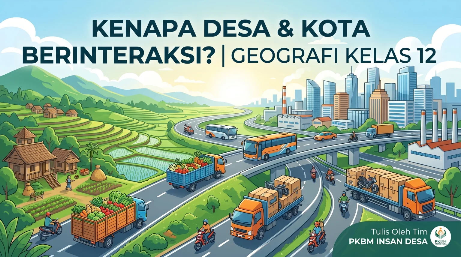 Kenapa Desa & Kota Berinteraksi? | Geografi Kelas 12
