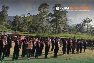 Tanamkan 7 Kebiasaan Hebat, LDKS-Persami PKBM Insan Desa Berjalan Semara
